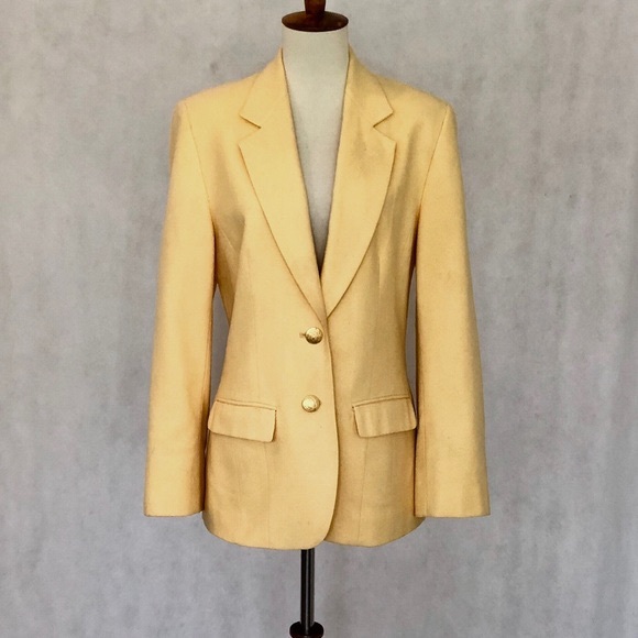 Pendleton Vintage Yellow Wool Blazer - Picture 2 of 8